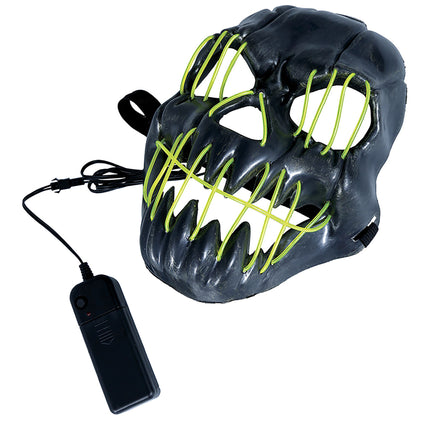 Halloween Maske lächelnd mit Licht