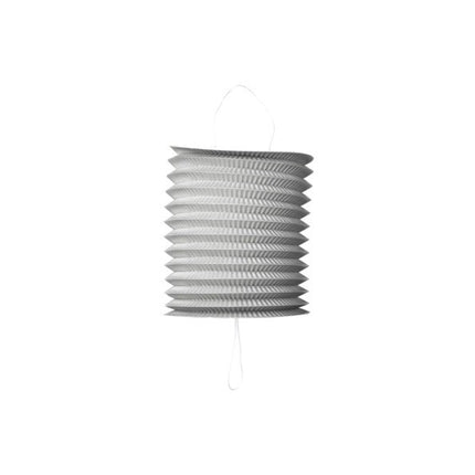 Silberner Lampion Metallic 16cm