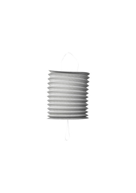 Silberner Lampion Metallic 16cm