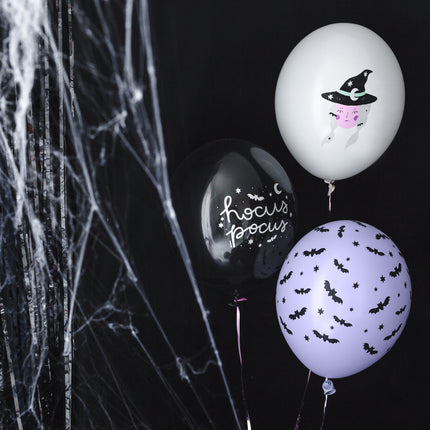 Halloween Ballons Hocus Pocus 30cm 6 Stk.