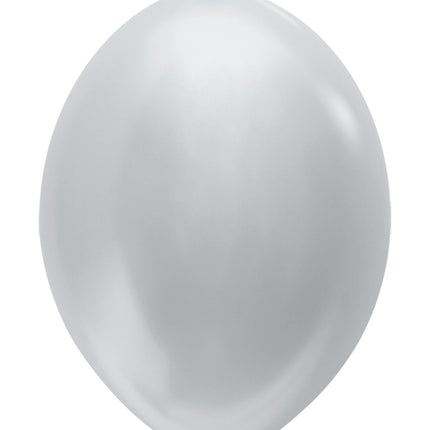 Ballons Perle Silber 30cm 50Stk