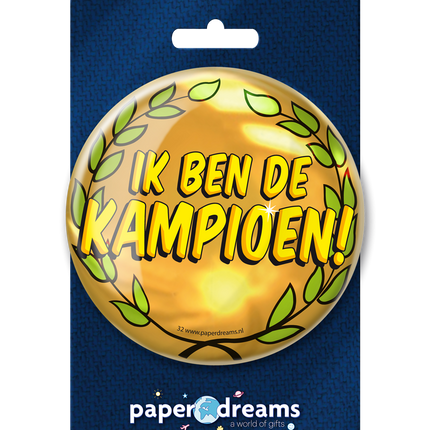 Button I Am The Champion 10,2 cm