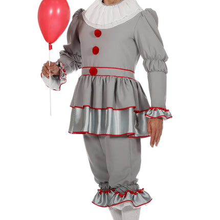 Clown Anzug Grau