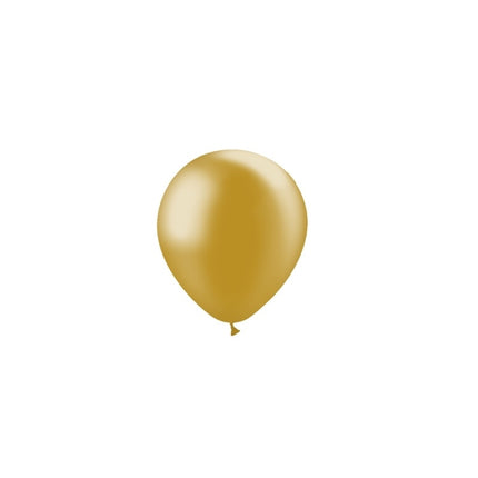 Gold Ballons Metallic 13cm 100Stk