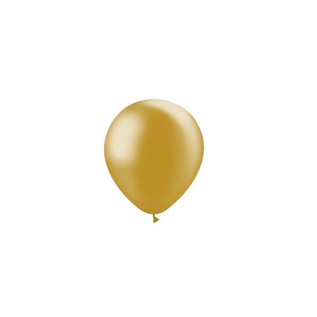 Gold Ballons Metallic 13cm 100Stk
