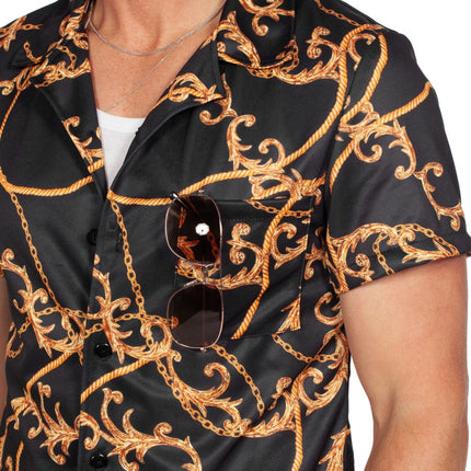 Festival Outfit Gold Schwarz