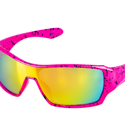 Neon Rosa Brille 80'S