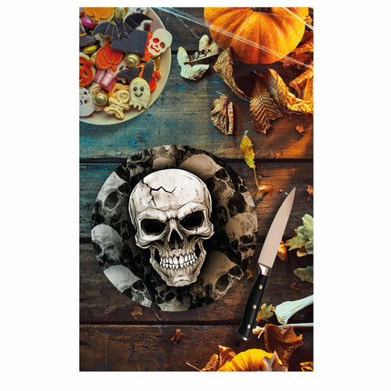 Halloween-Teller Skelett 23cm