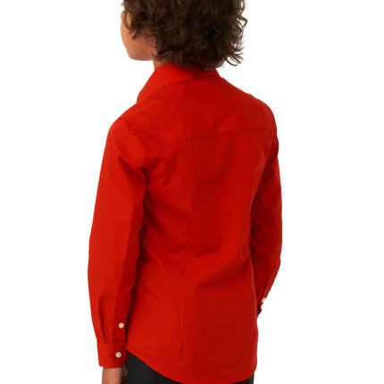 Rotes Hemd Junge <tc>OppoSuits</tc>