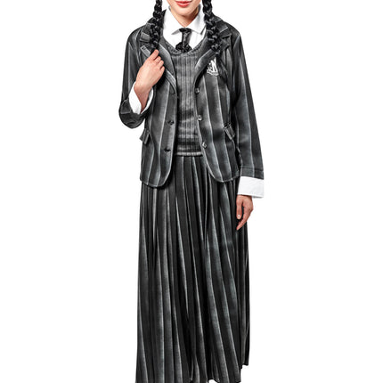 Halloween Kostüm Mittwoch Addams Uniform