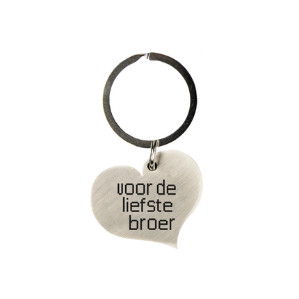 Schlüsselanhänger Liebster Bruder 10cm