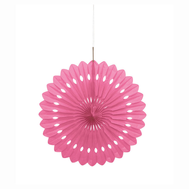 Papierfächer Rosa 40cm
