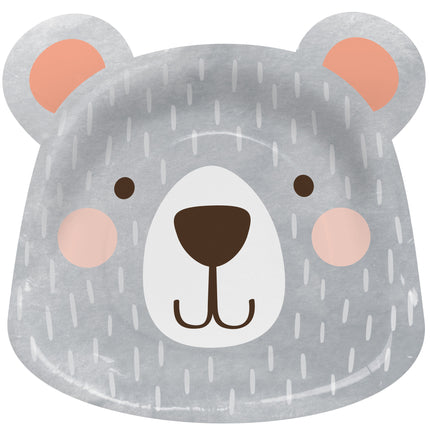 Teller Bär 20cm 8Stk