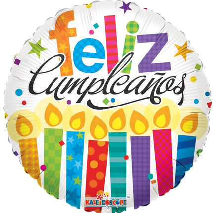 Helium Ballon Feliz Cumplea_Os 45cm leer