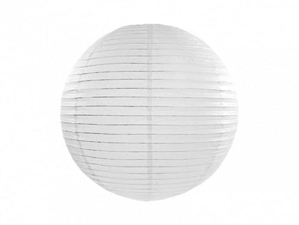 Weiße Laterne rund 25cm