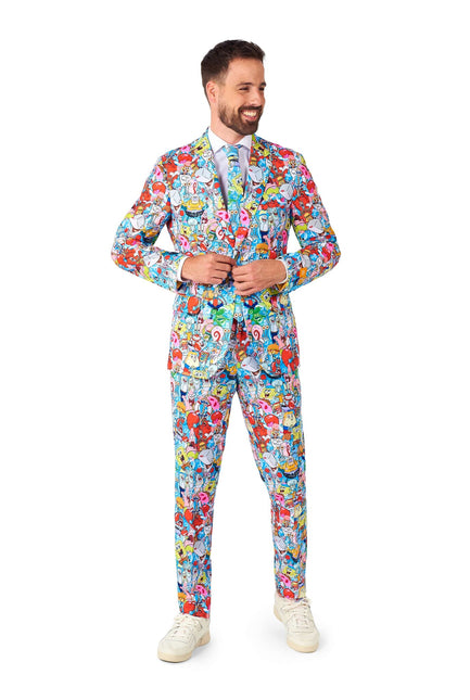 SpongeBob Frenzy Anzug Männer <tc>OppoSuits</tc>