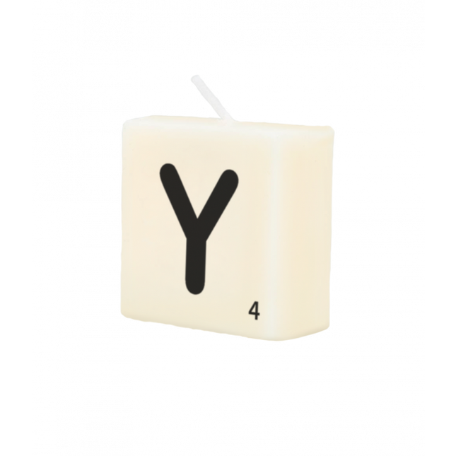 Buchstabe Kerze Y 4cm