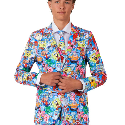 SpongeBob Frenzy Anzug Junge Teen <tc>OppoSuits</tc>