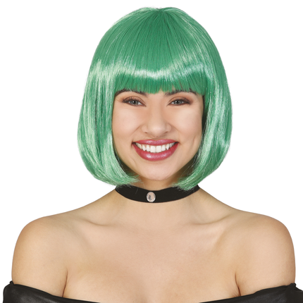 Grüne Perücke