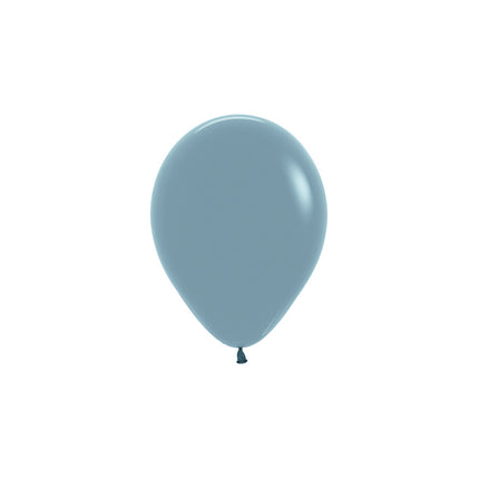 Ballons Pastell Dämmerungsblau 12cm 50Stk