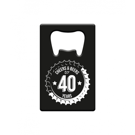 Bieröffner 40 Jahre Cheers & Beers
