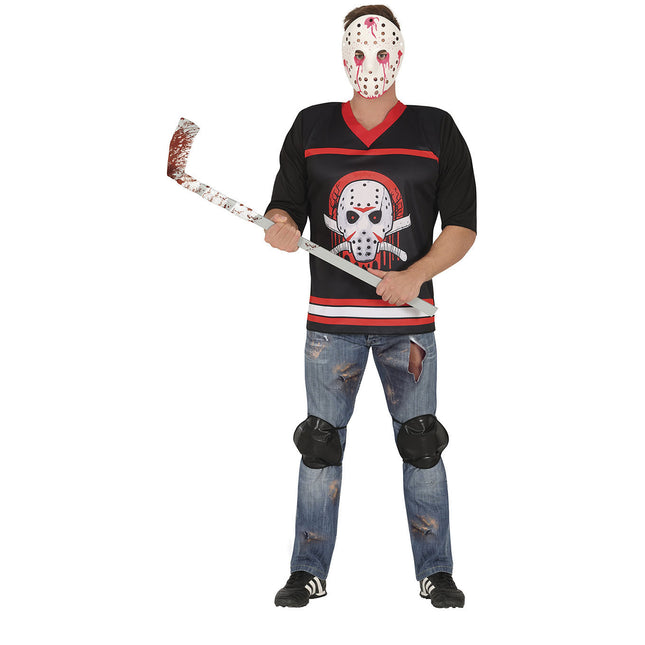 Eishockeyspieler Halloween Kostüm Männer