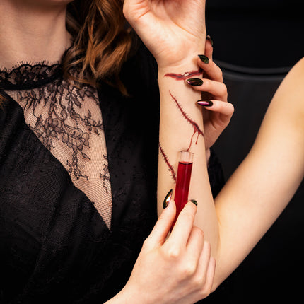Halloween Fake Tattoos Wunden 13Stück
