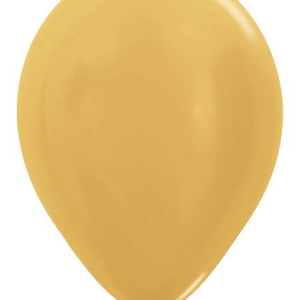 Ballons Metallic Gold 30cm 12 Stk.