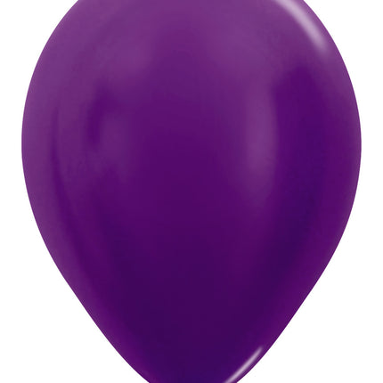 Ballons Metallic Violett 30cm 50Stk