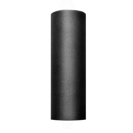 Schwarze Tüllrolle 15cm 9m