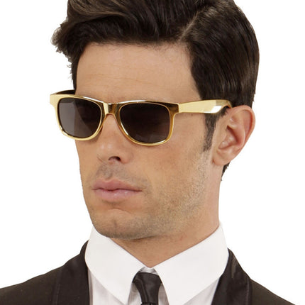 Goldene Brille