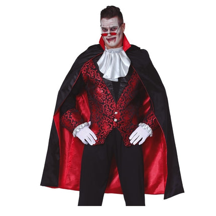 Halloween Cape rot gefüttert 1,15m