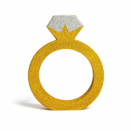 Tischkonfetti Ring Glitter