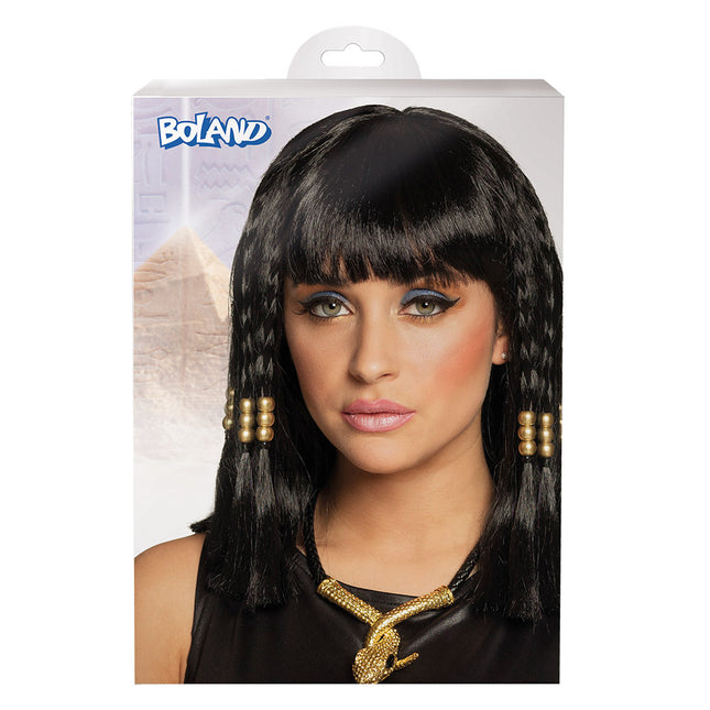 Schwarze Perücke Cleo