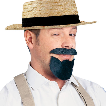 Hut mit schwarzem Band