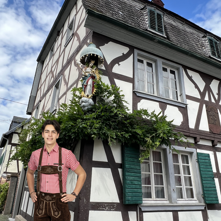 Lederhose Braun Männer Lang