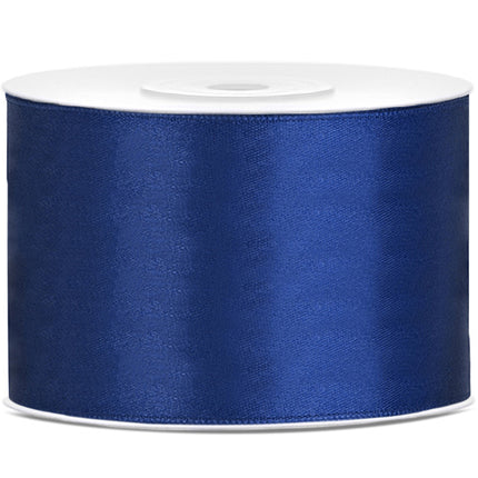 Satinband Dunkelblau 50mm 25m