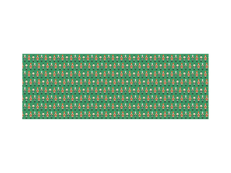 Weihnachtsgeschenk Papier Nussknacker 2m