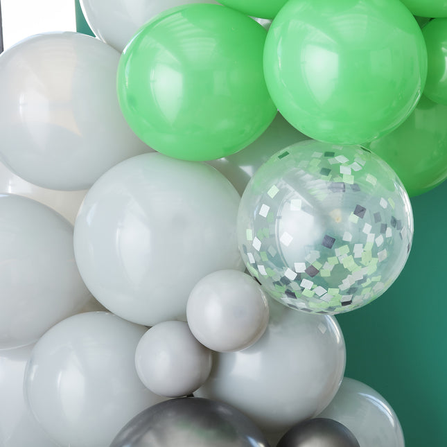 Ballonbogen Schwarz/Grün