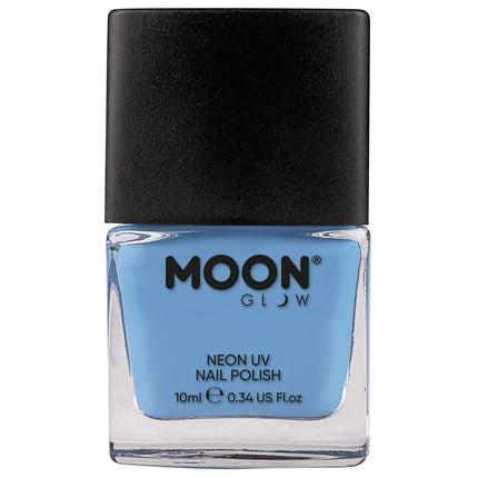 Moon Glow Pastell Neon UV Nagellack Pastellblau 14ml