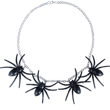Halloween Halskette Spinnen
