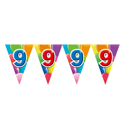 9 Jahre Girlande 10m