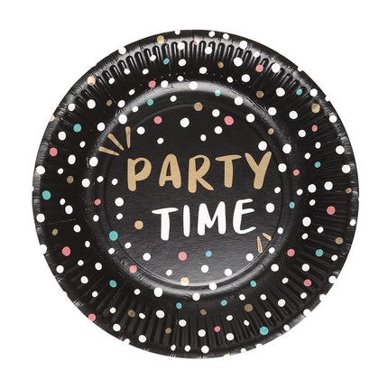 Party Time Pappteller 23cm 8Stück