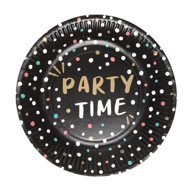 Party Time Pappteller 23cm 8Stück