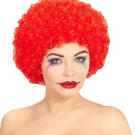 Rote Perücke Clown Locken