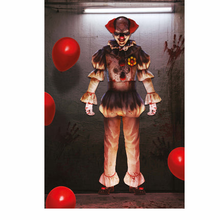 Halloween Puppe Clown 1,8m