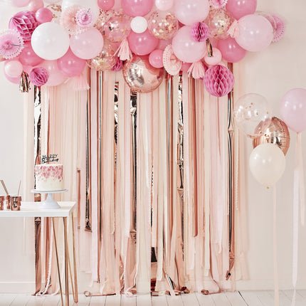 Rosa Luftballons Set 179 Stück