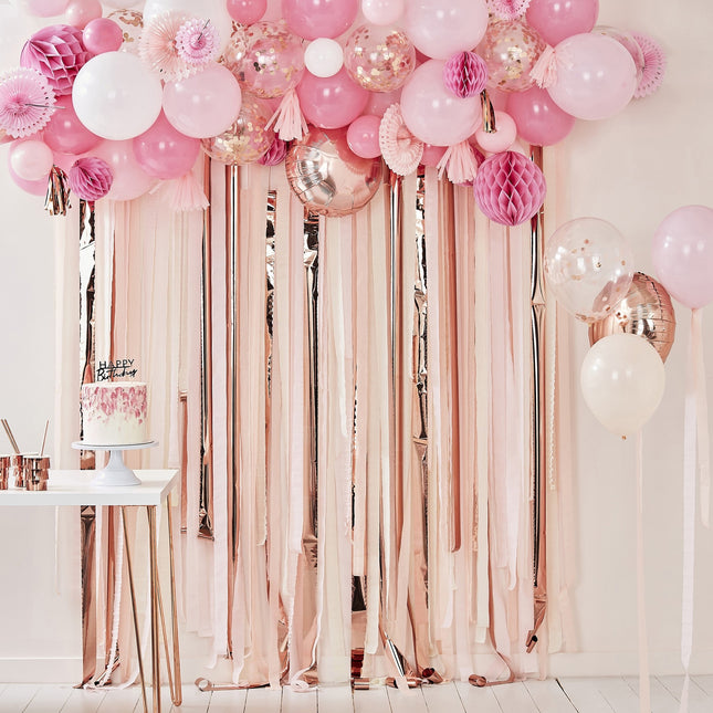 Rosa Luftballons Set 179 Stück