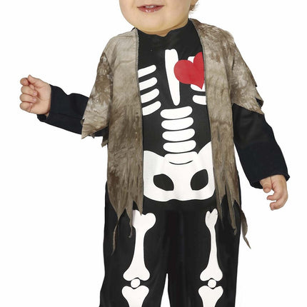 Halloween Kostüm Baby Skelett