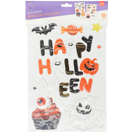 Halloween Fensterdekoration Aufkleber Treat
